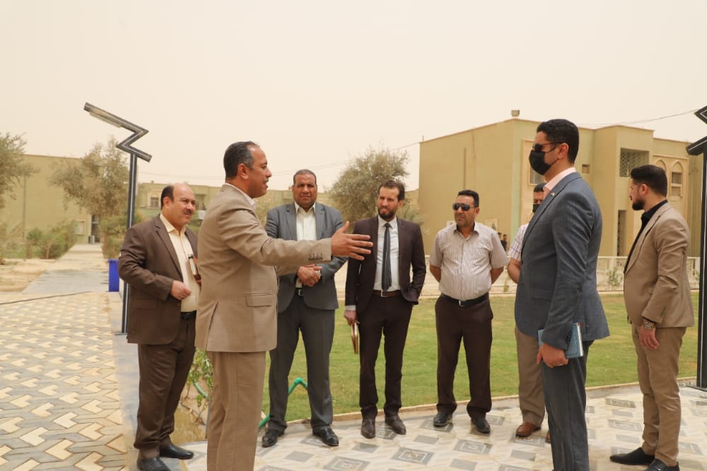 A Delegation from the Ministry of Higher Education and Scientific Research Visits University Of Anbar /Hostels Departments
