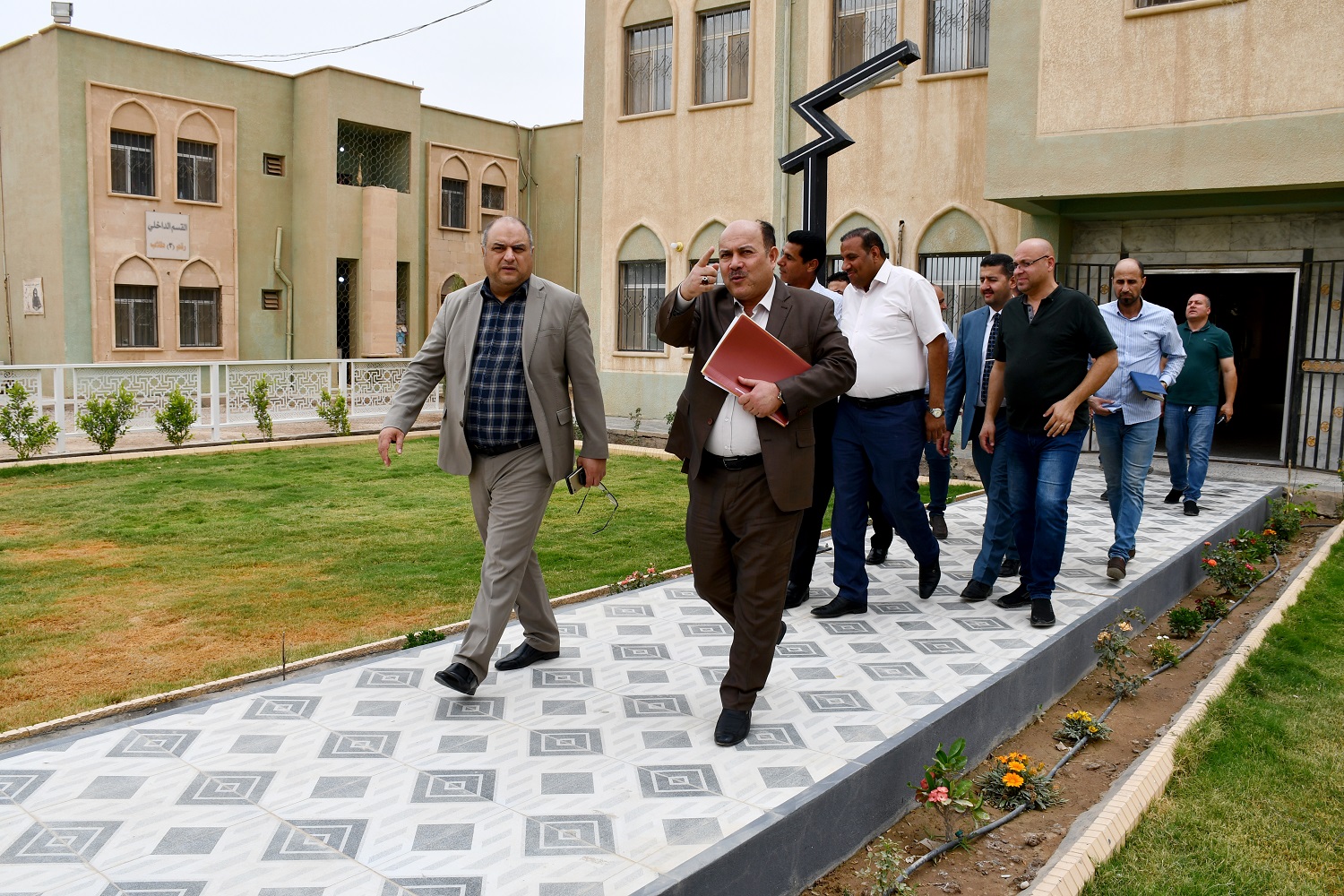 The Director of the Hostels Affairs Departments in the Ministry of Higher Education Visits the Hostels Departments of the University Of Anbar