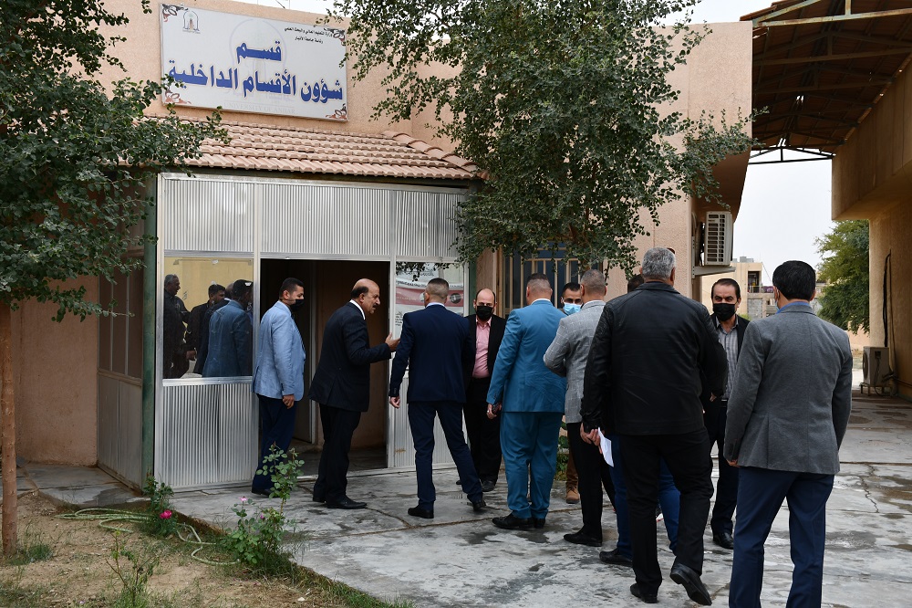 A Delegation from the Hostels Departments of University of Samarra Visits the Hostels Departments of University Of Anbar