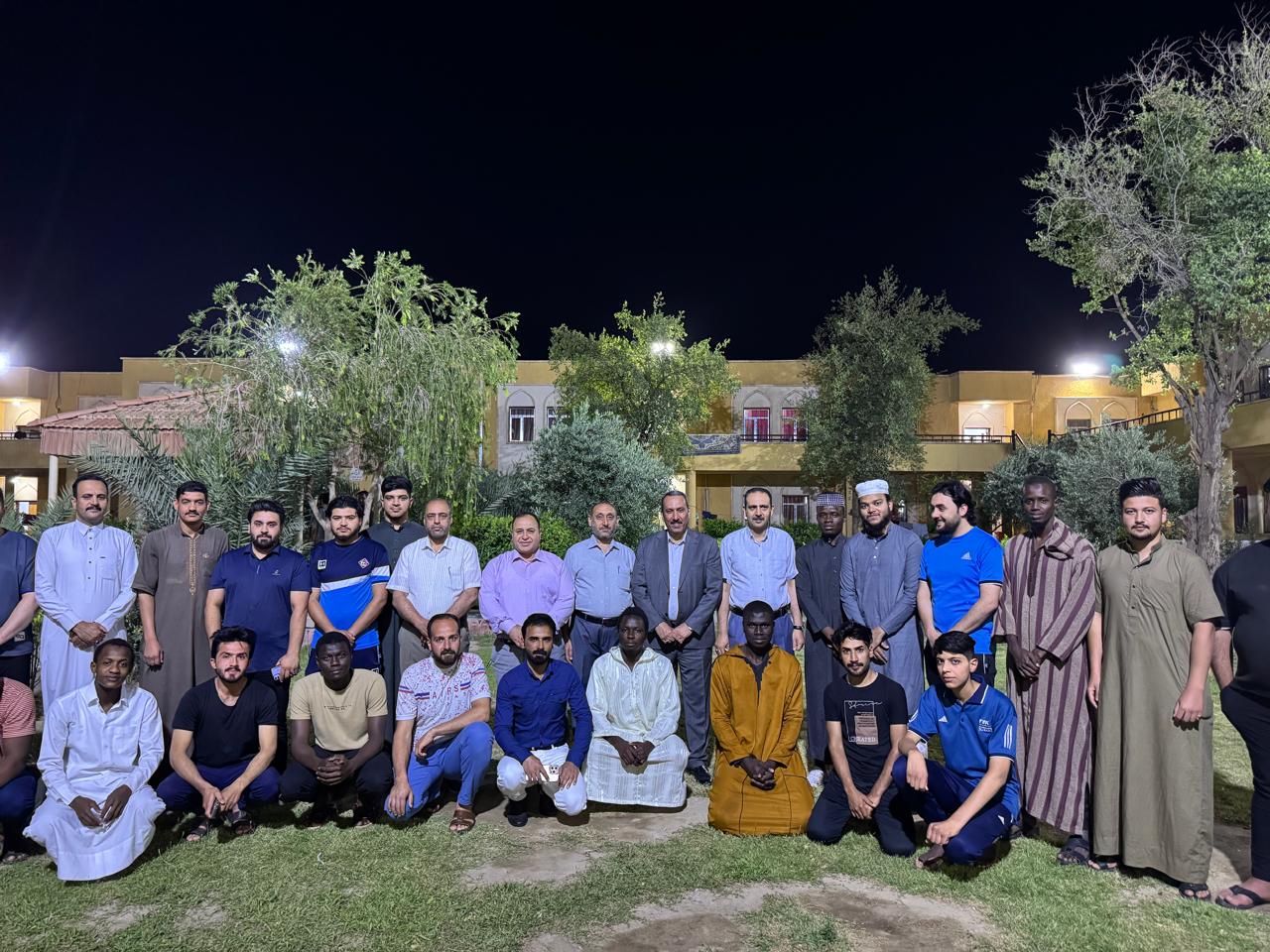 عمداء كليات الادارة والاقتصاد والعلوم الإسلامية يزوران طلبتهم في الأقسام الداخلية كل على حده