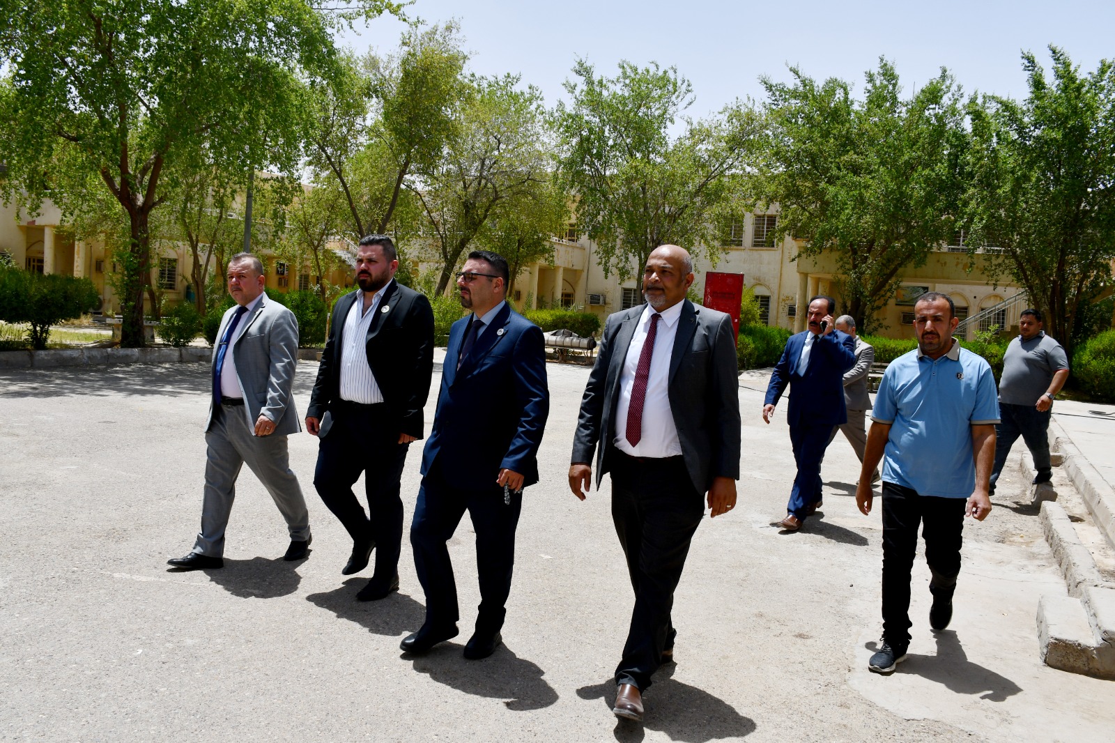 لجنة وزارية تزور جامعة الأنبار للمتابعة الميدانية للمشاريع التي قدمتها الجامعة ضمن مسابقة( الجامعة المستدامة)